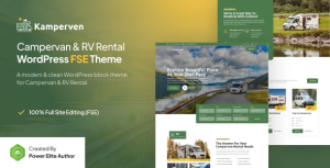 Kamperven – Campervan & RV Rental Gutenverse FSE WordPress Theme Kamperven – Campervan & RV Rental Gutenverse FSE WordPress Theme