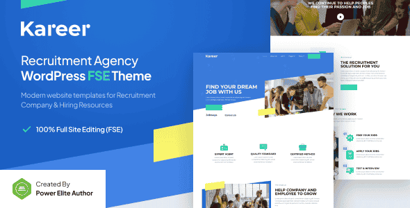 Kareer – Human Resource & Recruitment Agency Gutenverse FSE WordPress Theme Kareer – Human Resource & Recruitment Agency Gutenverse FSE WordPress Theme