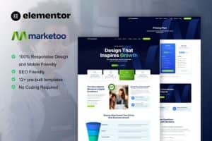 Marketoo – Digital Marketing Agency Elementor Pro Template Kit
