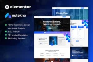 Nutekno – IT Services Company Elementor Pro Template Kit