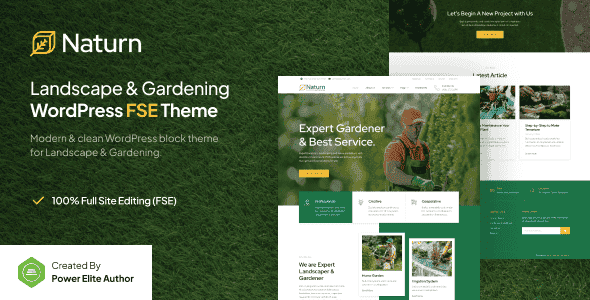 Naturn – Landscape & Gardening Gutenverse FSE WordPress Theme Naturn – Landscape & Gardening Gutenverse FSE WordPress Theme