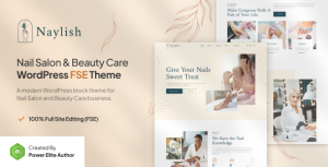 Naylish – Nail Salon & Beauty Care Gutenverse FSE WordPress Theme Naylish – Nail Salon & Beauty Care Gutenverse FSE WordPress Theme