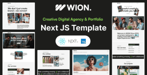 Wion – Creative Agency & Portfolio Next.js Template