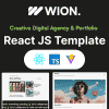Wion – Creative Digital Agency React JS Tempalte