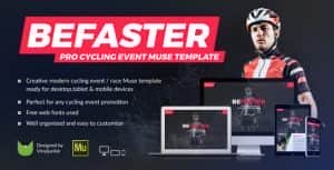 BeFaster – Pro Cycling Mountain Bike Event / Race / Competition Muse Template