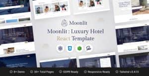 Moonlit – React JS Hotel Template