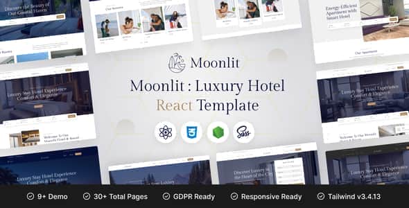 Moonlit – React JS Hotel Template Moonlit – React JS Hotel Template