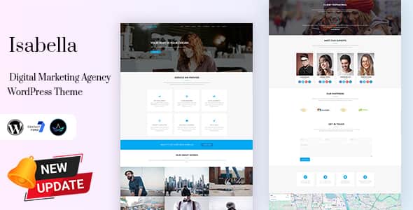 Isabella – Digital Marketing Agency WordPress Theme Isabella – Digital Marketing Agency WordPress Theme