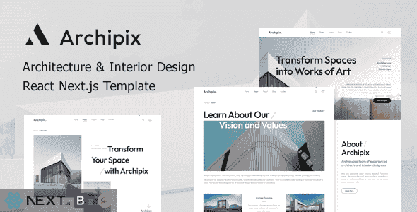 Archipix | Architecture and Interior Design React Next Js Template Archipix | Architecture and Interior Design React Next Js Template