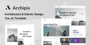 Archipix | Architecture & Interior Design Vue Js Template Archipix | Architecture & Interior Design Vue Js Template
