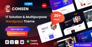Consen – Business Consulting & IT Company WordPress Theme