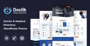 Doclik – Medical & Clinic Directory WordPress Theme + RTL