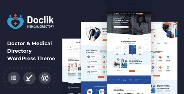 Doclik – Medical & Clinic Directory WordPress Theme + RTL Doclik – Medical & Clinic Directory WordPress Theme + RTL