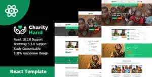 CharityHand – Charity / Nonprofit / Fundraising React + HTML Template CharityHand – Charity / Nonprofit / Fundraising React + HTML Template