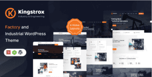 Kingstrox – Factory and Industrial Business WordPress Theme