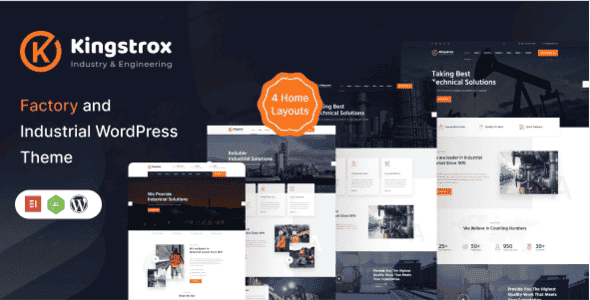 Kingstrox – Factory and Industrial Business WordPress Theme Kingstrox – Factory and Industrial Business WordPress Theme