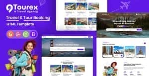 Tourex – Tour & Travel Booking HTML5 Template Tourex – Tour & Travel Booking HTML5 Template