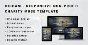 HISHAM – Responsive Non Profit/Charity Muse Template