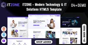 Itzone – Modern Technology & IT Solutions HTML5 Template