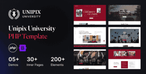 Unipix – University Education PHP Template