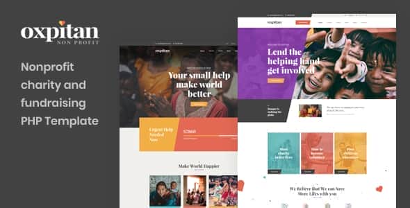 Oxpitan – Nonprofit Charity and Fundraising PHP Template Oxpitan – Nonprofit Charity and Fundraising PHP Template