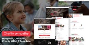 Charity sympathy – Nonprofit, Donation, Charity HTML5 Template