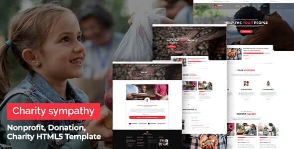 Charity sympathy – Nonprofit, Donation, Charity HTML5 Template Charity sympathy – Nonprofit, Donation, Charity HTML5 Template