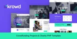 Krowd – Crowdfunding Projects & Charity PHP Template