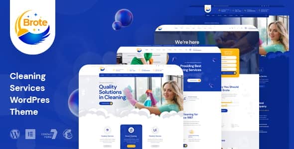 Brote – Cleaning Services WordPress Theme Brote – Cleaning Services WordPress Theme