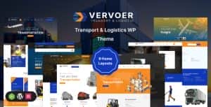 Vervoer – Logistics & Transportation WordPress Theme + RTL
