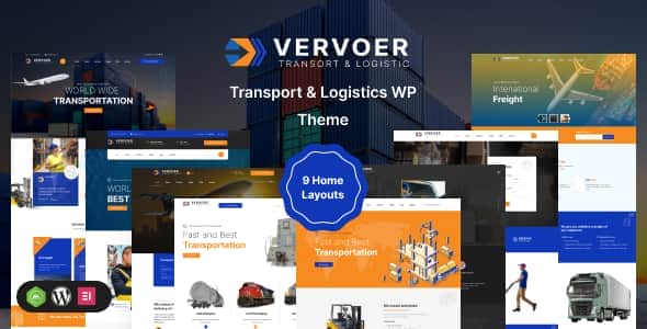 Vervoer – Logistics & Transportation WordPress Theme + RTL Vervoer – Logistics & Transportation WordPress Theme + RTL