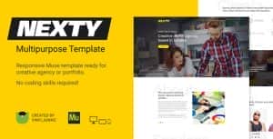 Nexty – Creative Multipurpose Portfolio / Agency Responsive Muse Template