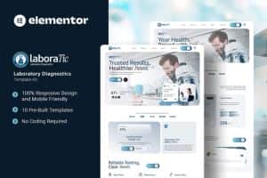 Laboratic – Laboratory Diagnostics Elementor Template Kit