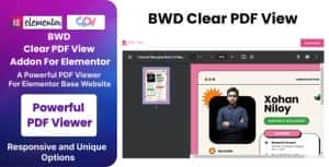 PDF Viewer – Addon For Elementor