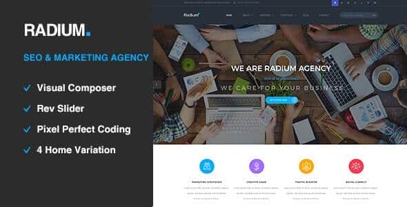 Radium – SEO /Digital Agency WordPress Theme Radium – SEO /Digital Agency WordPress Theme
