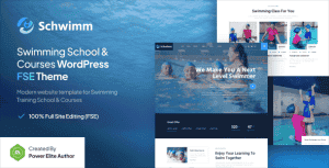 Schwimm – Swimming School & Course Gutenverse FSE WordPress Theme