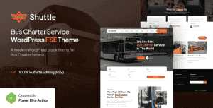 Shuttle – Bus Charter Service Gutenverse FSE WordPress Theme
