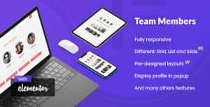 Noo Team Member – Addon for Elementor Page Builder
