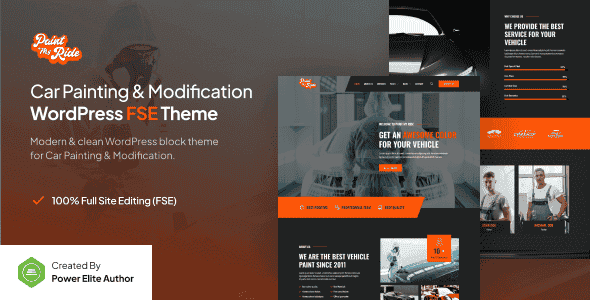 PaintMyRide – Car Painting & Modification Gutenverse FSE WordPress Theme PaintMyRide – Car Painting & Modification Gutenverse FSE WordPress Theme