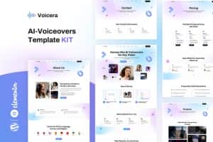 Voicera – AI Voiceover Elementor Template Kit