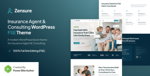 Zensure – Insurance Agent & Consulting Gutenverse FSE WordPress Theme Zensure – Insurance Agent & Consulting Gutenverse FSE WordPress Theme