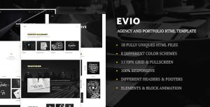 Evio – Agency & Portfolio HTML Template