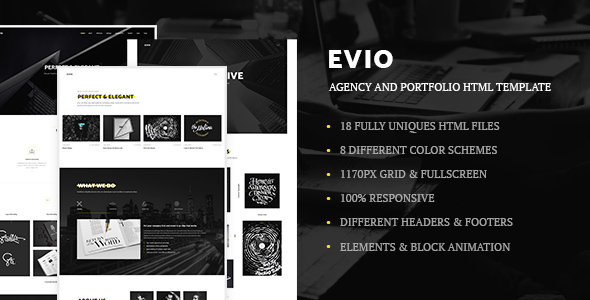 Evio – Agency & Portfolio HTML Template Evio – Agency & Portfolio HTML Template