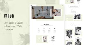 Mevo – Creative eCommerce HTML Template For Agency / Company / Studio