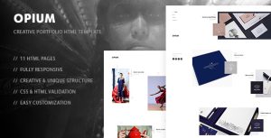 Opium – Creative Photography, Portfolio HTML Template