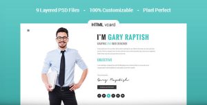 Raptish – Premium vCard/Resume HTML Template