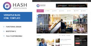 Hash – News & Magazine HTML Template