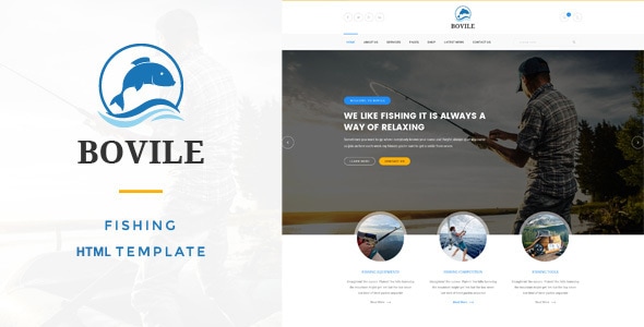 Bovile – Fishing HTML Template Bovile – Fishing HTML Template