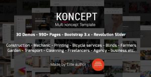 Koncept – HTML5 Multi-Concept Template