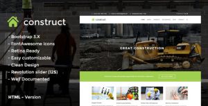 Construct – HTML5 Construction & Business Template